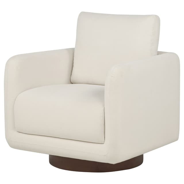 Iris Upholstered Swivel Accent Chair — photo 4