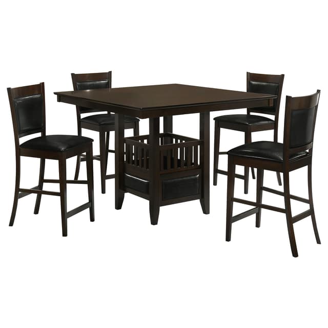 Jaden 5-piece Square Counter Height Dining Set Espresso — photo 2