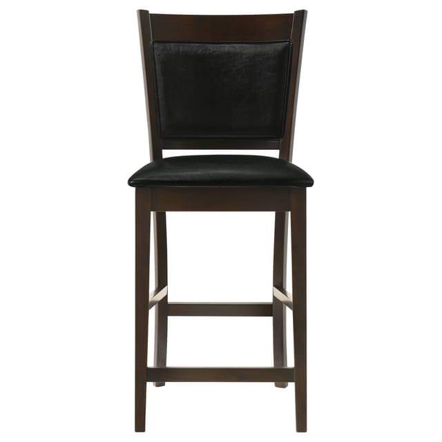 Jaden Upholstered Counter Chair Espresso (Set of 2) — photo 4