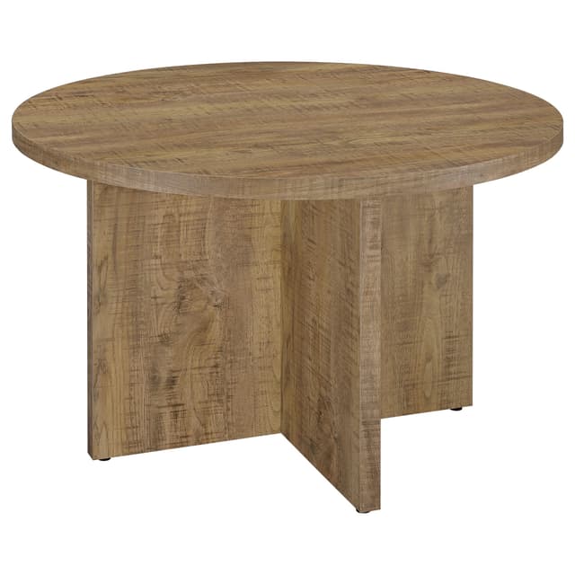 Jamestown Round 47-inch Composite Wood Dining Table Mango — photo 1