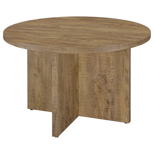 Jamestown Round 47-inch Composite Wood Dining Table Mango — photo 4