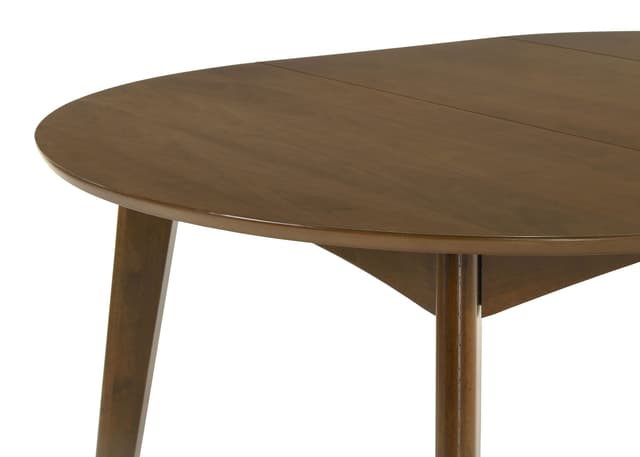 Jedda Oval 60-inch Extension Leaf Dining Table Dark Walnut — photo 5
