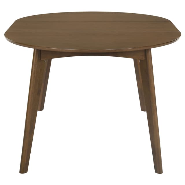Jedda Oval 60-inch Extension Leaf Dining Table Dark Walnut — photo 4