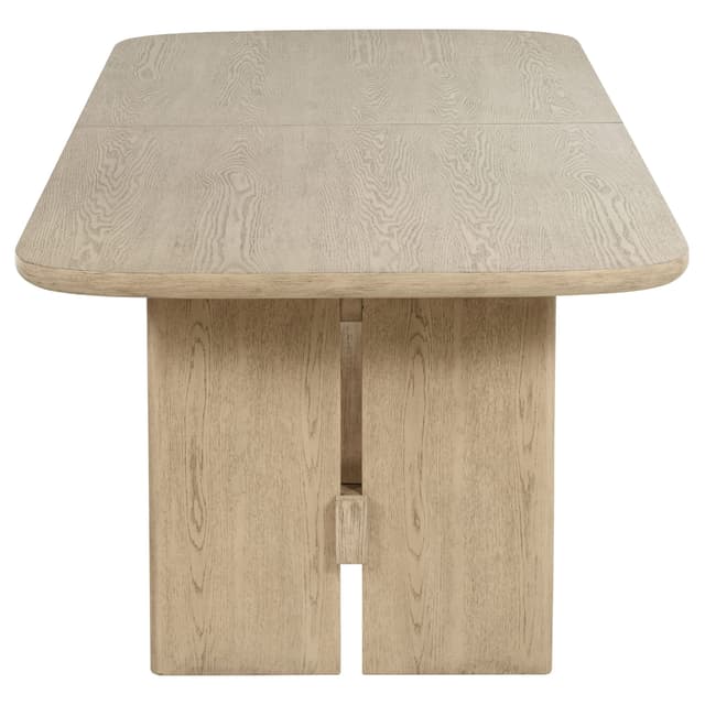 Kailani 110-inch Rectangular Wood Dining Table Beige Oak — photo 5