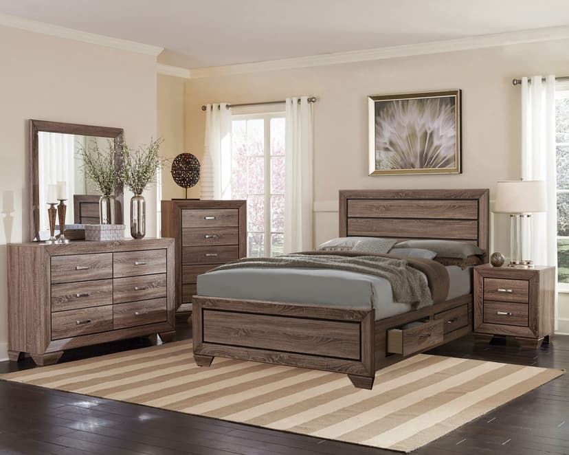 Kauffman Bedroom Set (Storage Bed)