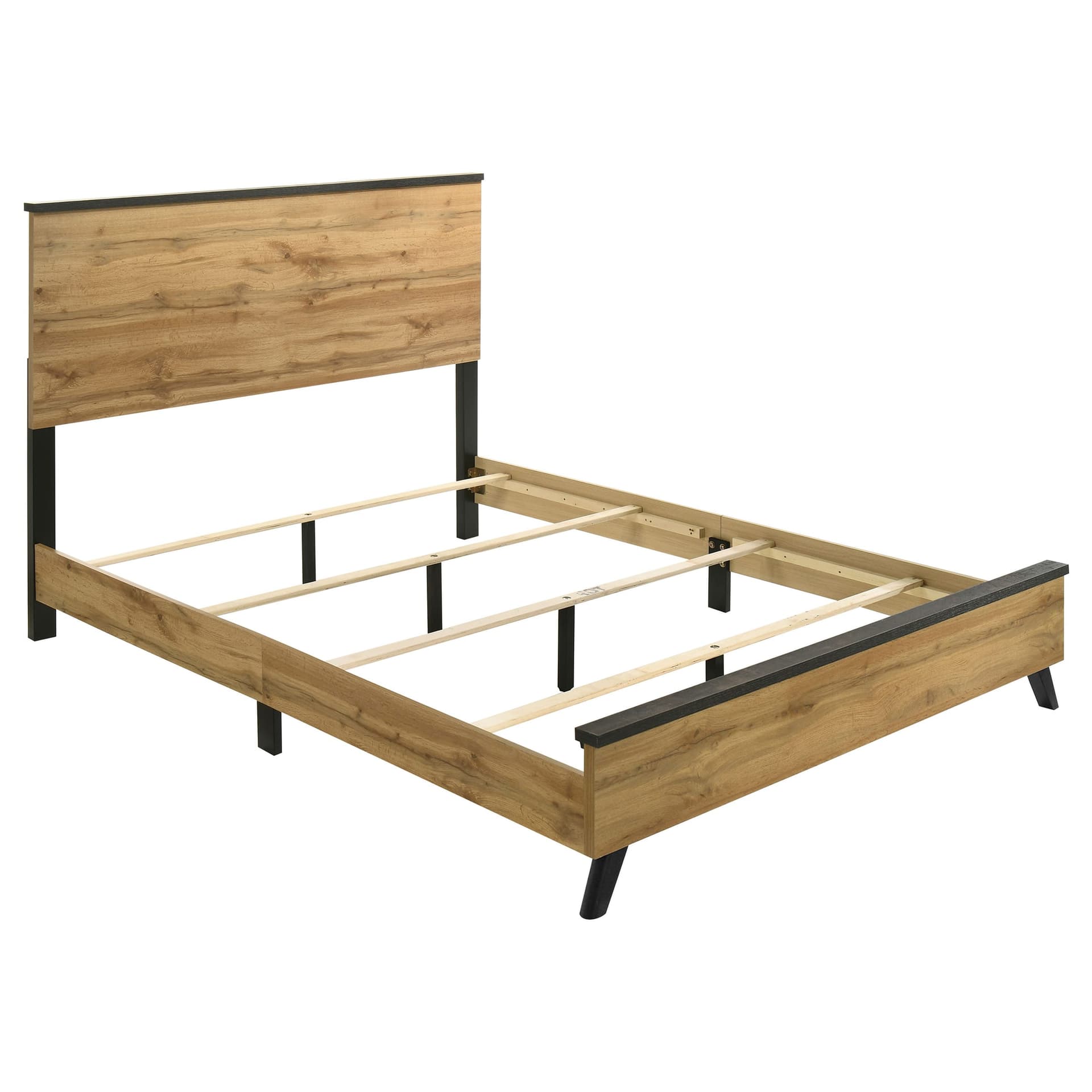 Kaywood Wood Panel Bed
