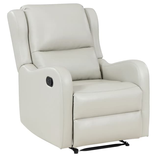 Kelsey Upholstered English Arm Recliner Chair Ivory — photo 4