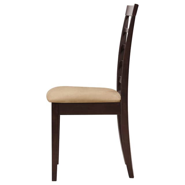 Kelso Lattice Back Dining Side Chair Cappuccino (Set of 2) — photo 5