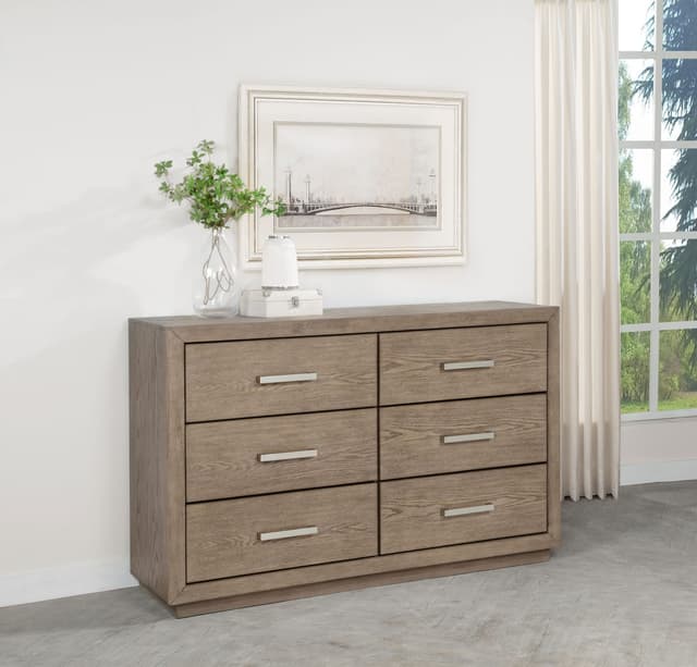 Kenora 6-drawer Dresser Barley Brown — photo 2
