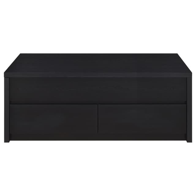Knapp Lift Top Cocktail Coffee Table with Dual Drawers Black — photo 5