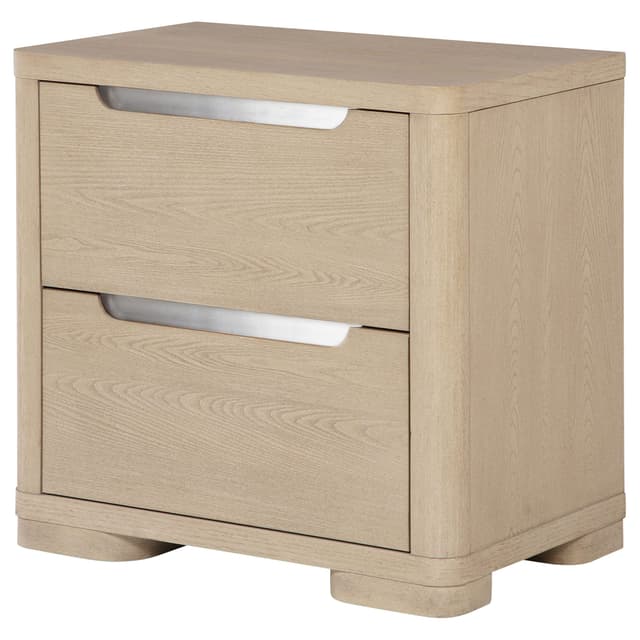 Ladera 2-drawer Nightstand Bedside Table Light Elm — photo 4