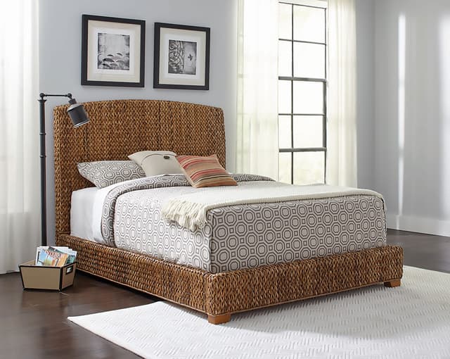 Laughton Banana Leaf Panel Bed — photo 5