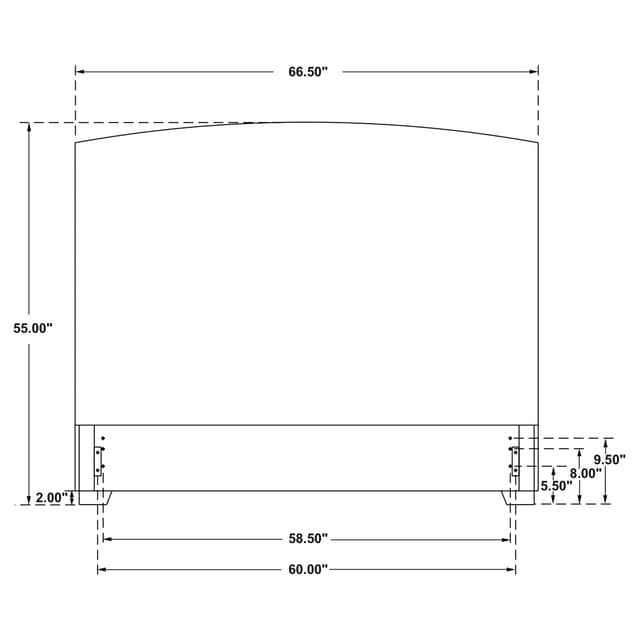 Laughton Banana Leaf Panel Headboard — photo 5