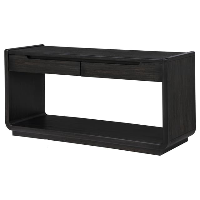 Leandro 2-drawer Entryway Sofa Console Table Burnished Black — photo 5