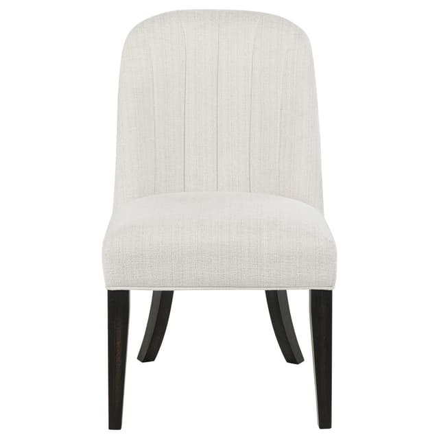 Leandro Upholstered Dining Side Chair Cream (Set of 2) — photo 4
