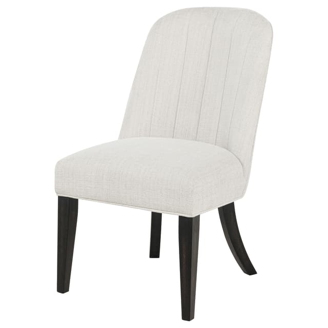 Leandro Upholstered Dining Side Chair Cream (Set of 2) — photo 5