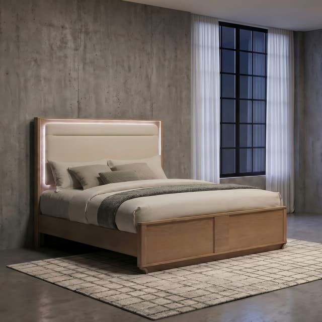 Leanne LED Panel Bed — photo 2