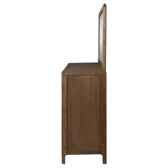 Maderia 8-drawer Dresser and Mirror Walnut — photo 5
