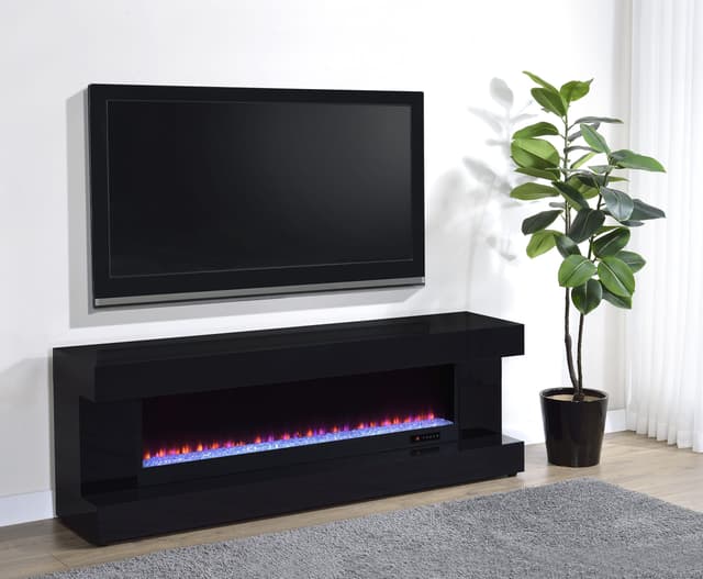 Mallory TV Stand Fireplace Console — photo 2