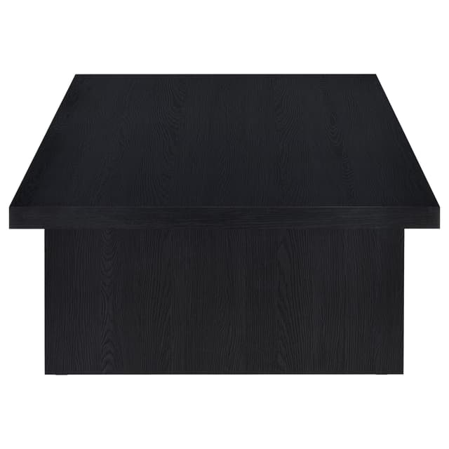 Max Rectangular Engineered Laminate Coffee Table Black — photo 4