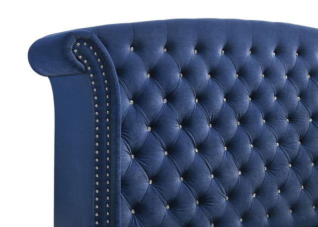 Melody Upholstered Wingback Bed — photo 3