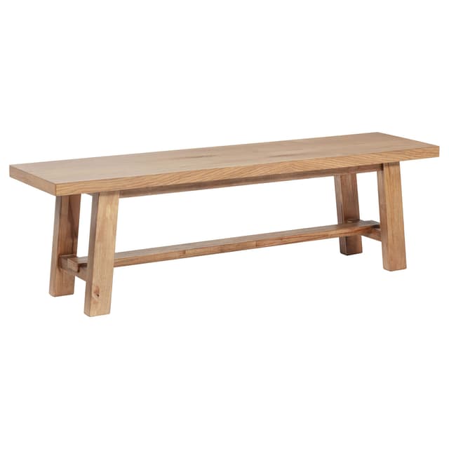 Middleton 60-inch Wood Backless Dining Bench Natural Brown — photo 1