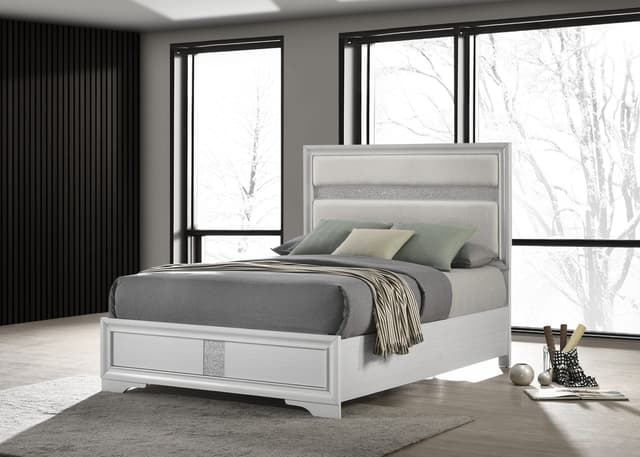 Miranda Wood Panel Bed — photo 2