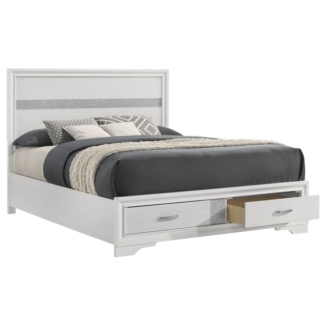 Miranda Wood Panel Storage Bed — photo 3