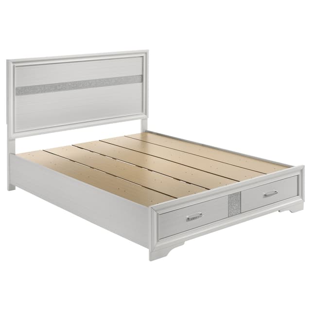 Miranda Wood Panel Storage Bed — photo 1