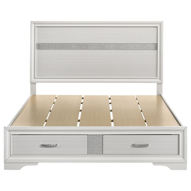 Miranda Wood Panel Storage Bed — photo 4