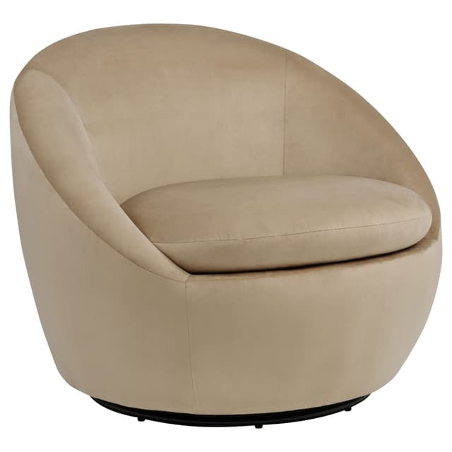 Myernick Upholstered Swivel Accent Chair — photo 1