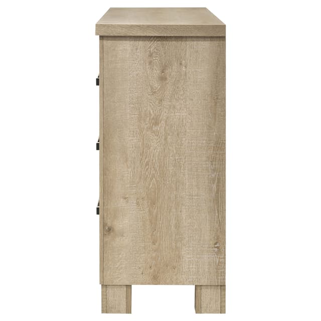 Oakglen 6-drawer Bedroom Dresser Weathered Oak — photo 5