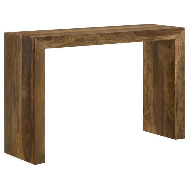 Odilia Rectangular Solid Wood Entryway Console Table Auburn — photo 1