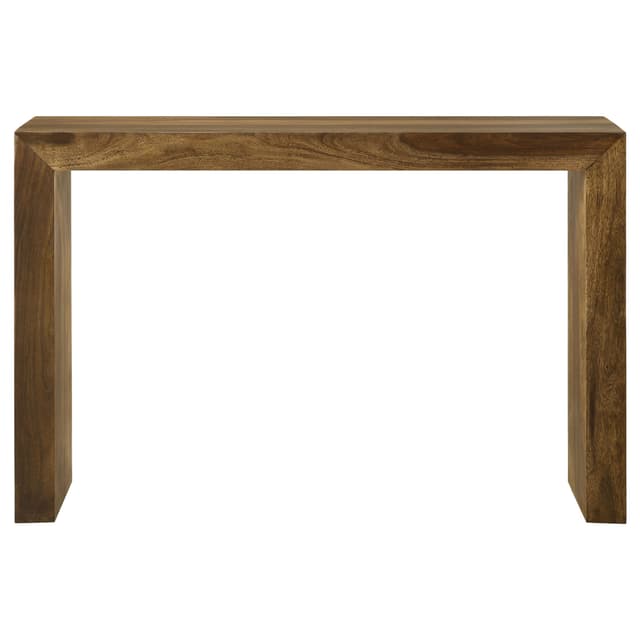 Odilia Rectangular Solid Wood Entryway Console Table Auburn — photo 3