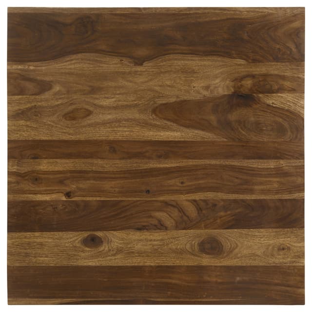 Odilia Square Solid Wood Coffee Table Auburn — photo 5