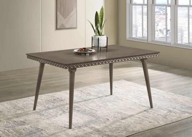 Onslow 59-inch Rectangular Wood Dining Table Dark Brown — photo 2