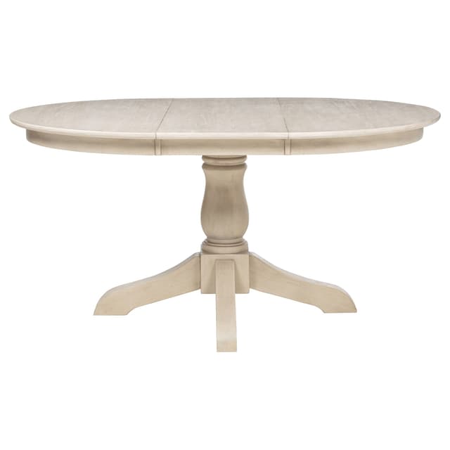 Orrison Oval 62-inch Wood Extension Leaf Dining Table Linen — photo 5