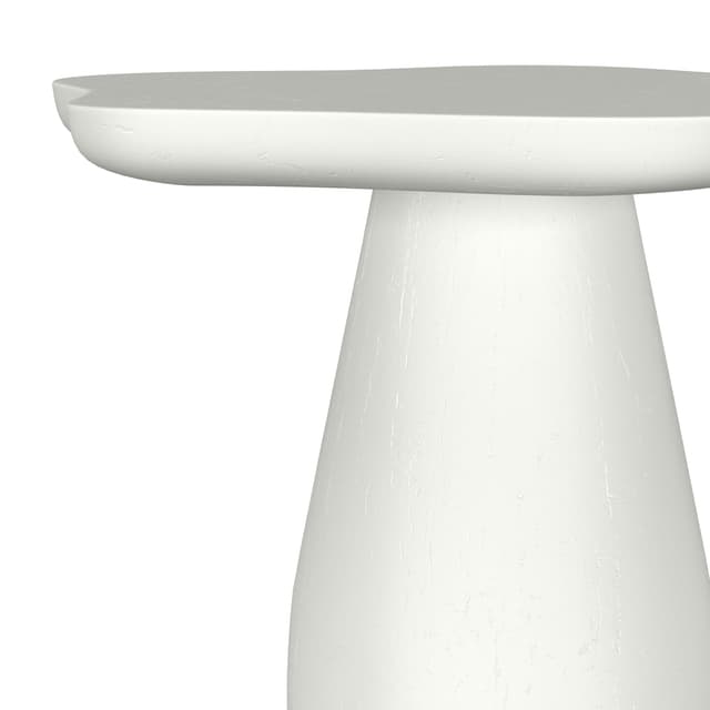 Perth 17-inch Side Table with Cloud-Shaped Top Off White — photo 5