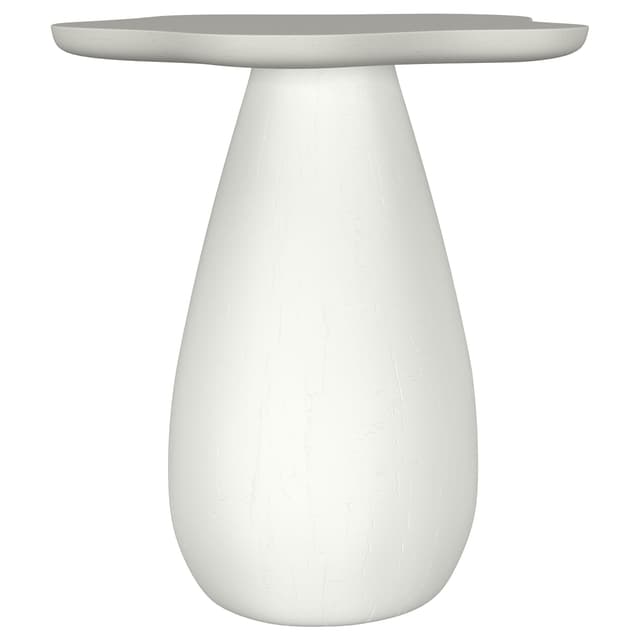 Perth 20-inch Side Table with Cloud-Shaped Top Off White — photo 1