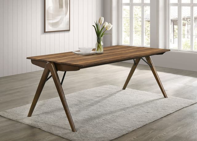 Randolph 82-inch Smart Top Rectangular Dining Table Sheesham and Brown — photo 2