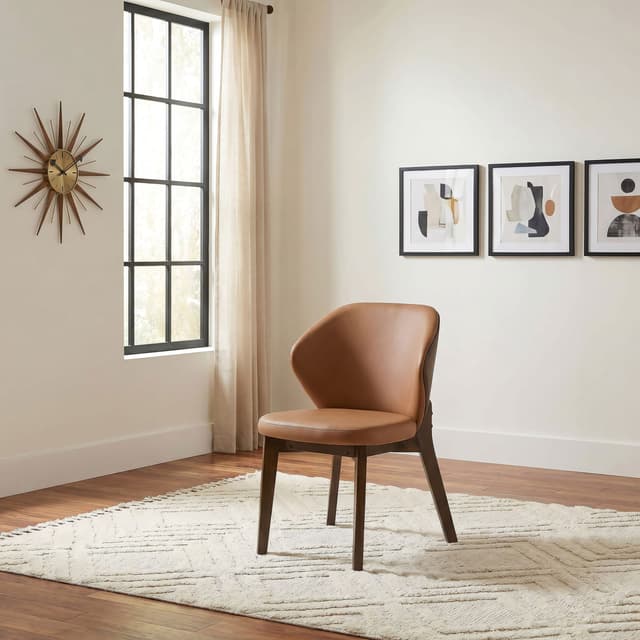 Randolph Dining Side Chair Butterscotch and Brown (Set of 2) — photo 2