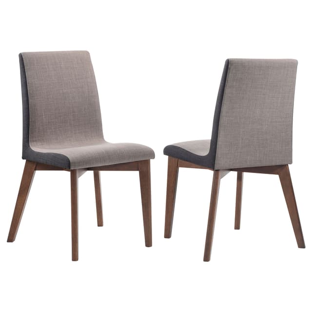 Redbridge Fabric Dining Side Chair Walnut (Set of 2) — photo 1
