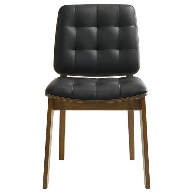 Redbridge Leatherette Dining Side Chair Walnut (Set of 2) — photo 4