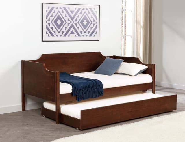 Redding Wood Twin Daybed With Trundle Cherry — photo 2