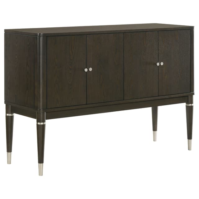 Reseda 4-door Dining Sideboard Server with Shelves Ash Brown — photo 1