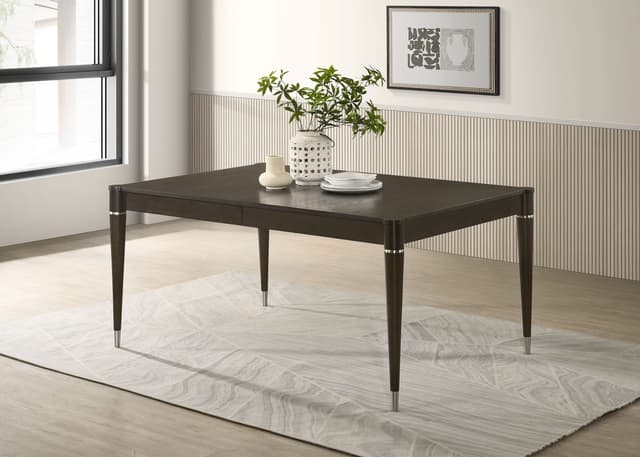 Reseda 81-inch Extension Leaf Dining Table Ash Brown — photo 3