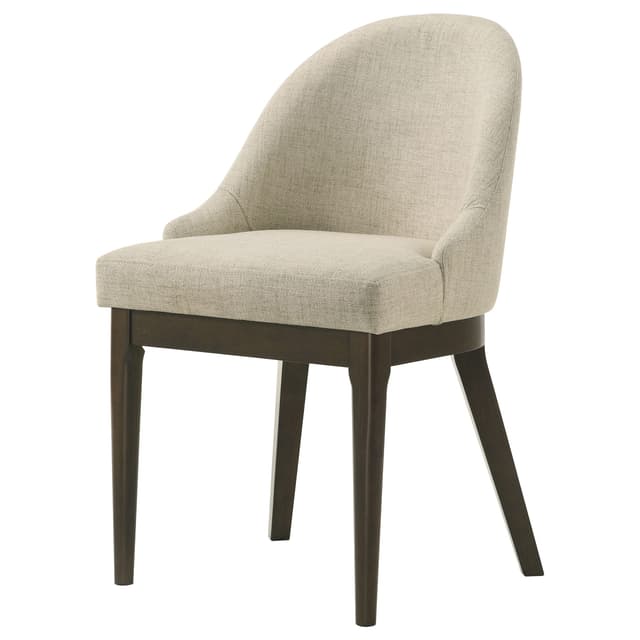 Reseda Upholstered Dining Side Chair Beige (Set of 2) — photo 5