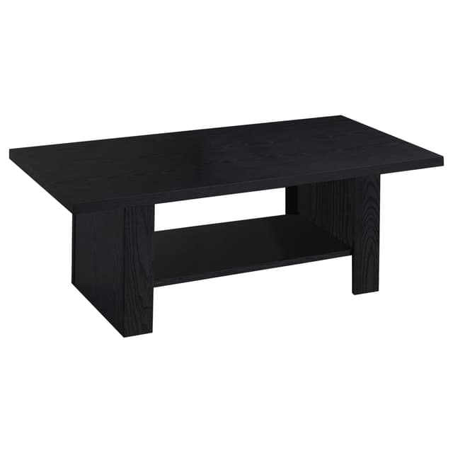 Rodez 3-piece Engineered Wood Coffee Table Set Black — photo 3