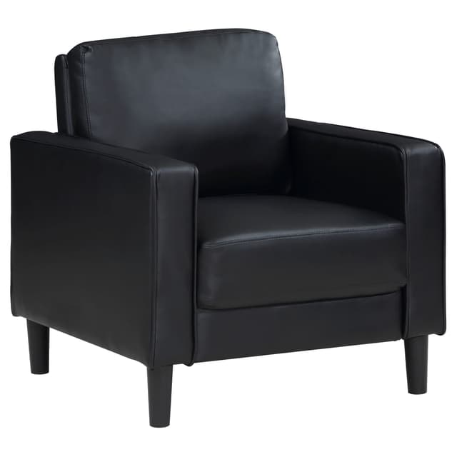 Ruth Faux Leather Accent Chair — photo 1