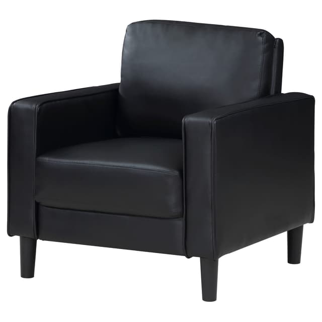 Ruth Faux Leather Accent Chair — photo 4